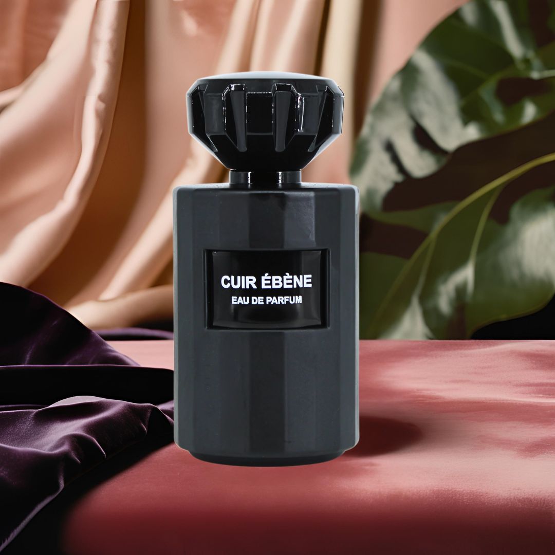 Cuir Ebene Eau De Parfum Spray 100ML (3.4 OZ) by Vurv | A Bold Blend of Sweet Raspberry, Rich Saffron, and Leathery Warmth.