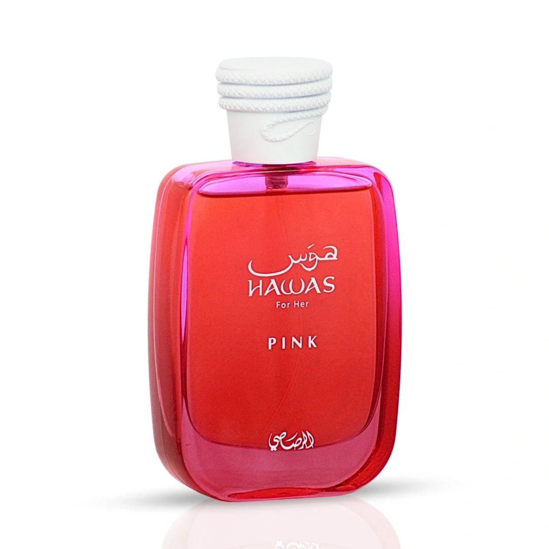 Hawas Pink Eau de Parfum Spray 100ml (3.4 oz) by Rasasi