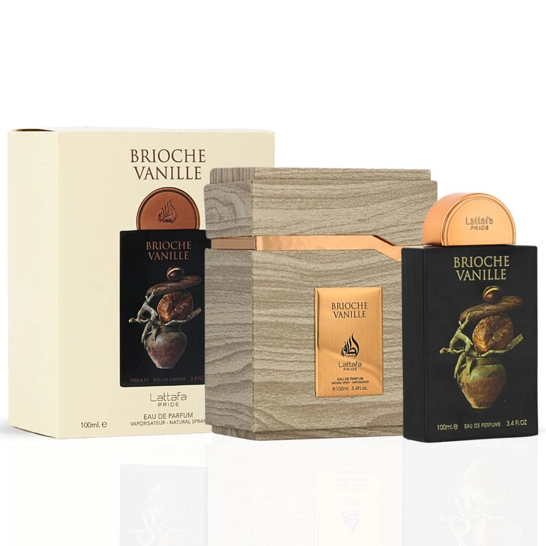 Brioche Vanille Eau de Parfum Spray 100ml (3.4 oz) by Lattafa Pride