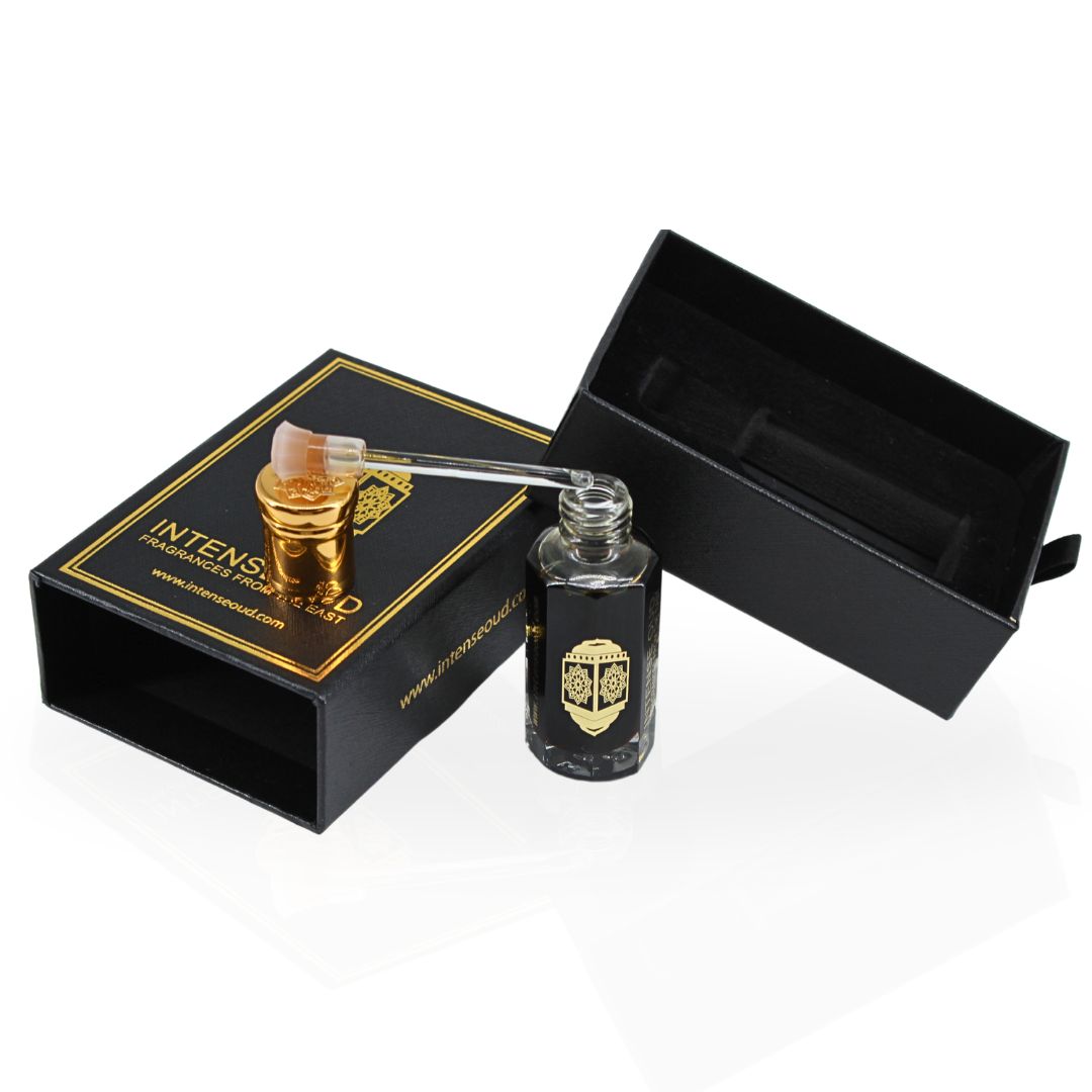Aphrodisiac Perfume Oil 12ML (0.40 OZ) With Black Gift Box By Intense Oud | Long Lasting, Exotic, Fruity, Sweet Scent.