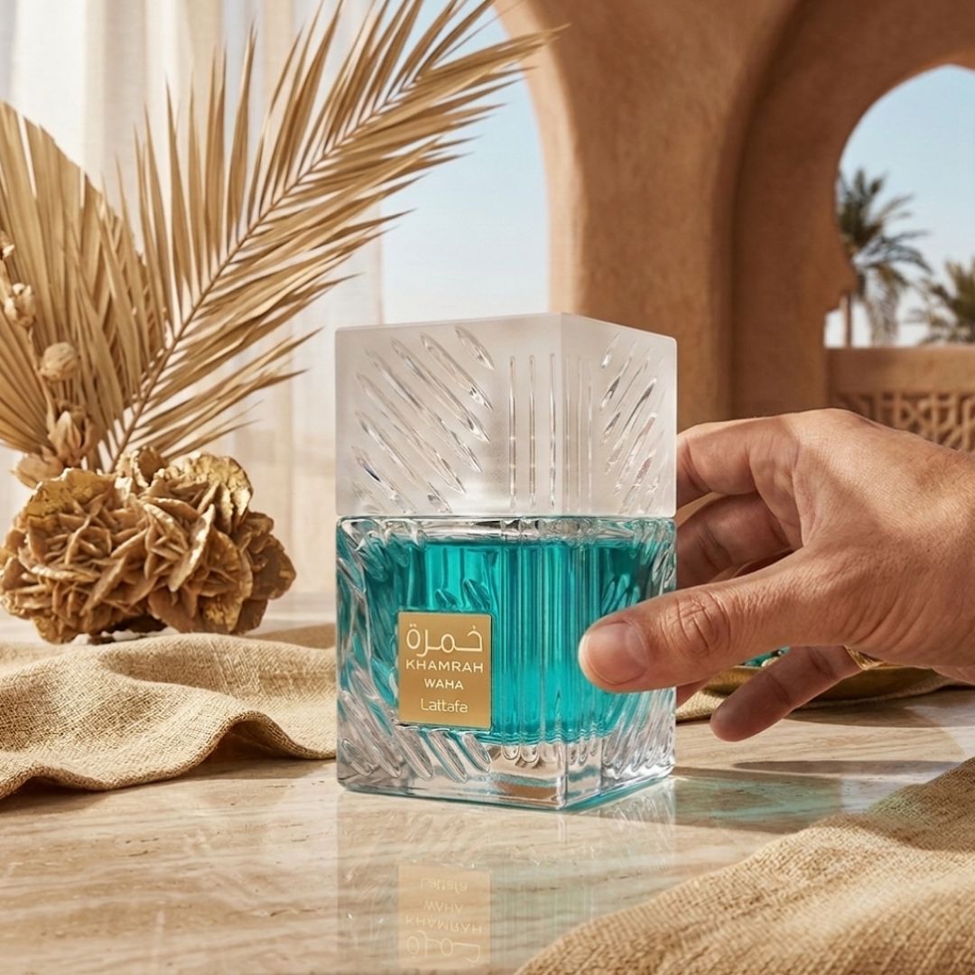 Khamrah Waha Eau de Parfum Spray 100ml (3.4 oz) by Lattafa