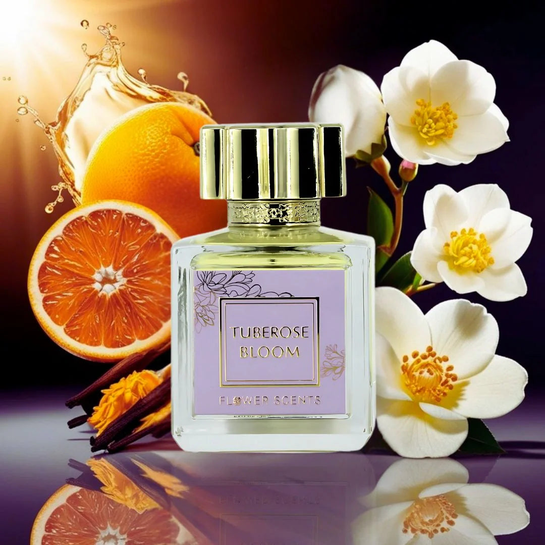 Tuberose Bloom Eau de Parfum Spray 65ml (2.2 oz) by Flower Scents | Creamy Tuberose & Jasmine, Kissed by Citrus, Wrapped in Vanilla & Musk