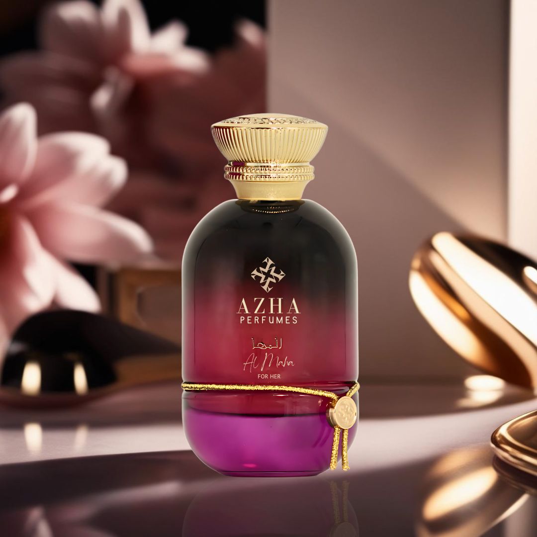 Al Maha For Her Eau De Parfum Spray 100ML (3.4 OZ) by Azha | A Lush Escape of Exotic Fruits & Florals, Melting into Smoky Woods & Golden Amber.