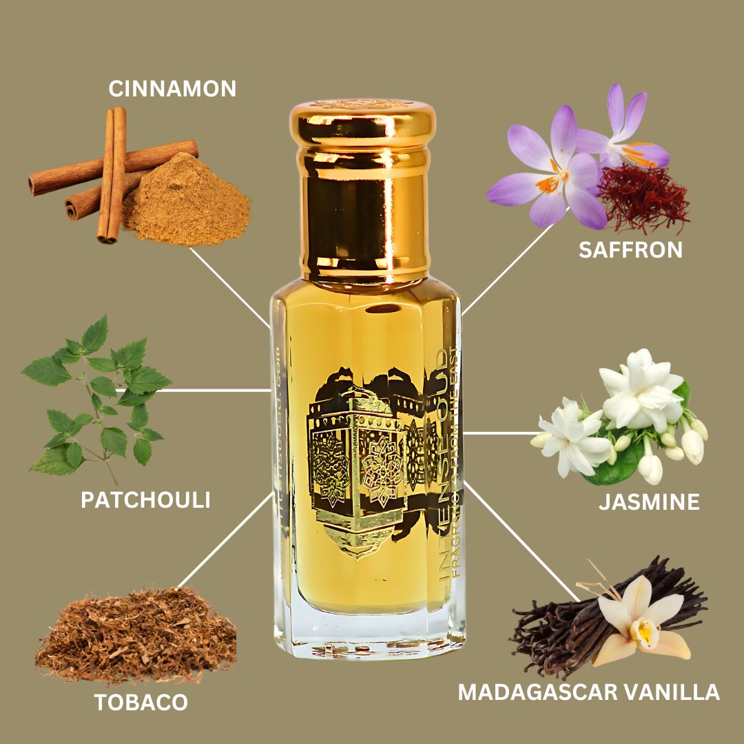 Red Tobaco Perfume Oil 12ML (0.40 OZ) With Black Gift Box By Intense Oud | Spicy Cinnamon, Oud, Sweet Apple & Warm Tobacco With Vanilla.