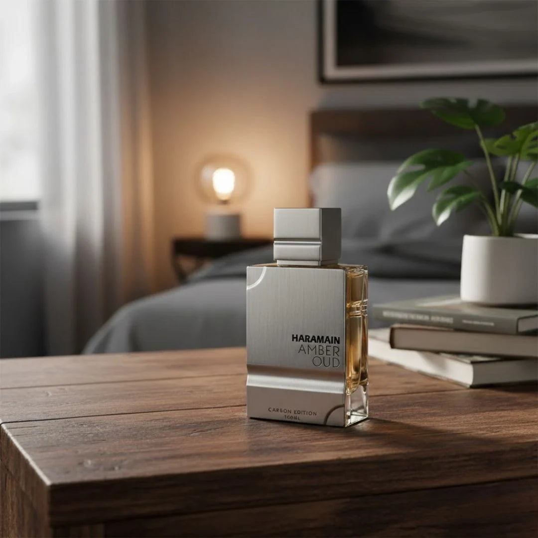 Amber Oud Carbon Edition Eau De Parfum Spray 100ml (3.4 oz) by Al Haramain