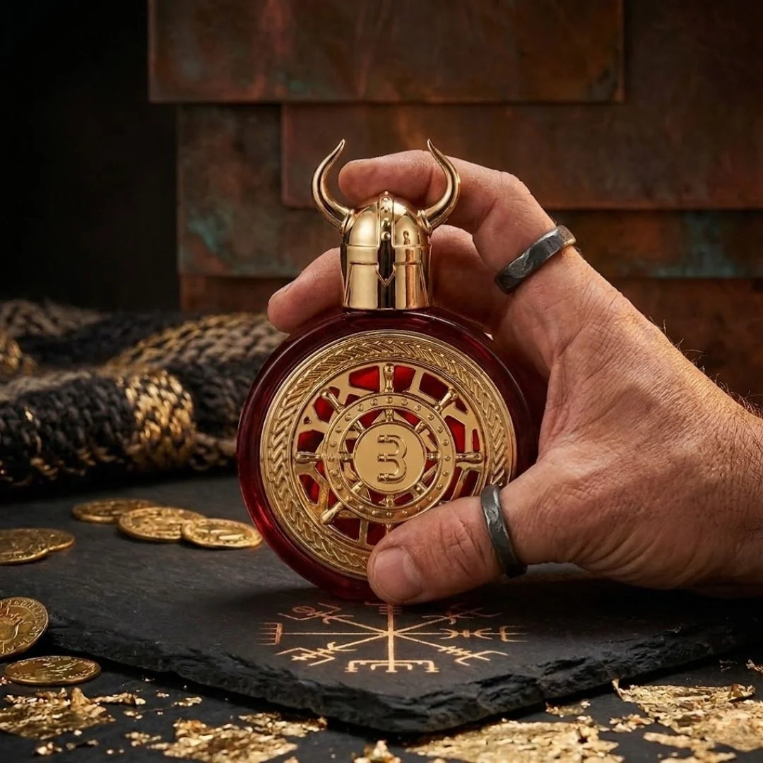 Bharara Viking Kashmir Parfum Spray 100ml Eau De Parfum bottle with elegant packaging and branding.