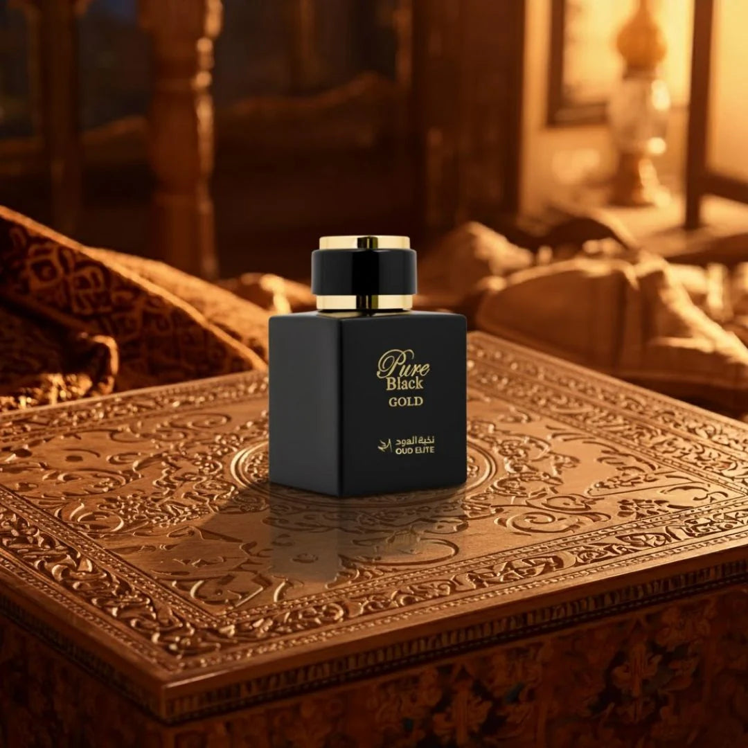 Pure Black Gold Eau de Parfum Spray 100ml (3.4 oz) by Oud Elite