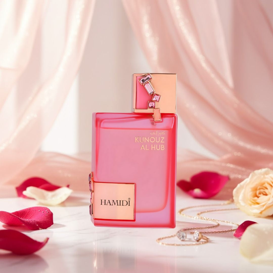 Kunouz Al Hub Eau de Parfum Spray 100ml (3.4 oz) by Hamidi - Intense Oud