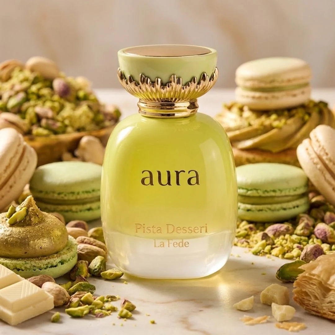 La Fede Aura Pista Dessert Eau de Parfum Spray 100ml (3.4 oz) by Khadlaj