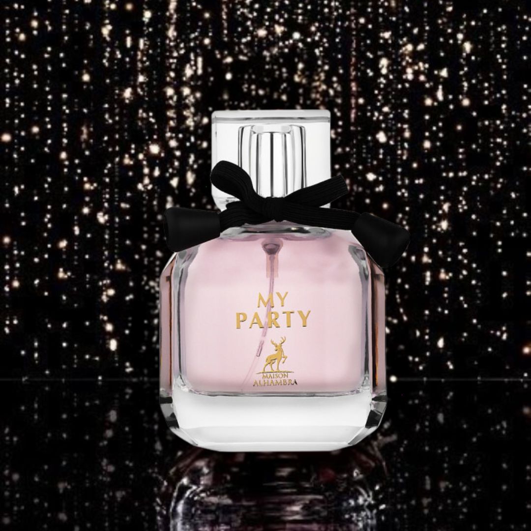 My Party Eau De Parfum Spray 100ML (3.4 OZ) By Maison Alhambra | Long Lasting, Fruity, Floral & Sweet Scent.