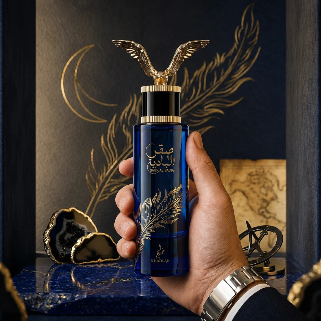 Saqr Al Badiya Eau de Parfum Spray 100ml (3.4 oz) by Khadlaj