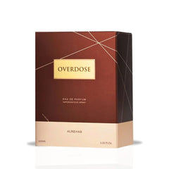 Overdose Eau De Parfum Spray 100ML (3.4 OZ) By Al Rehab | Sweet, Spicy, Rich, Luxurious Fragrance.