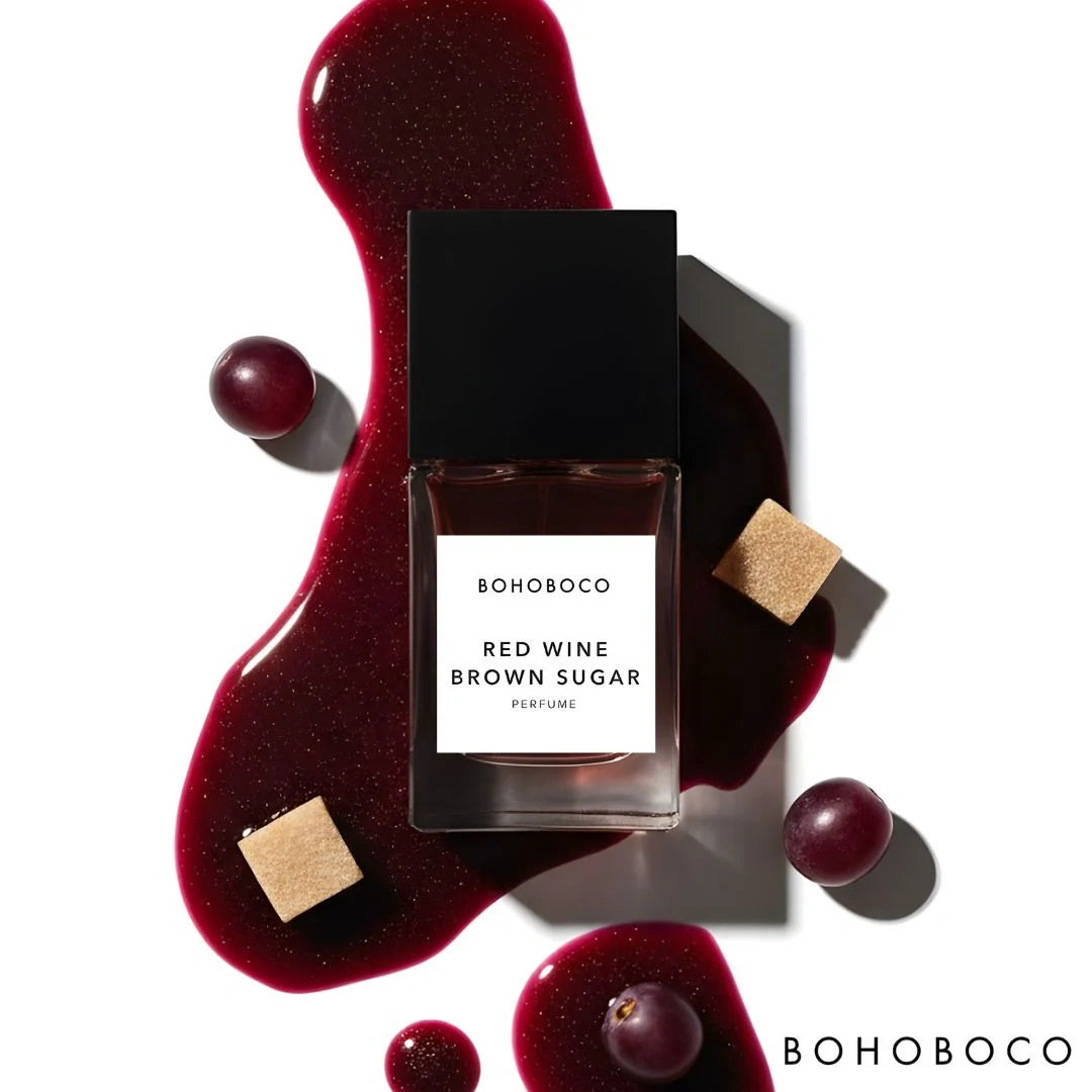 Red Wine Brown Sugar Eau de Parfum Spray 50ml (1.7 fl oz) by Bohoboco - Intense Oud