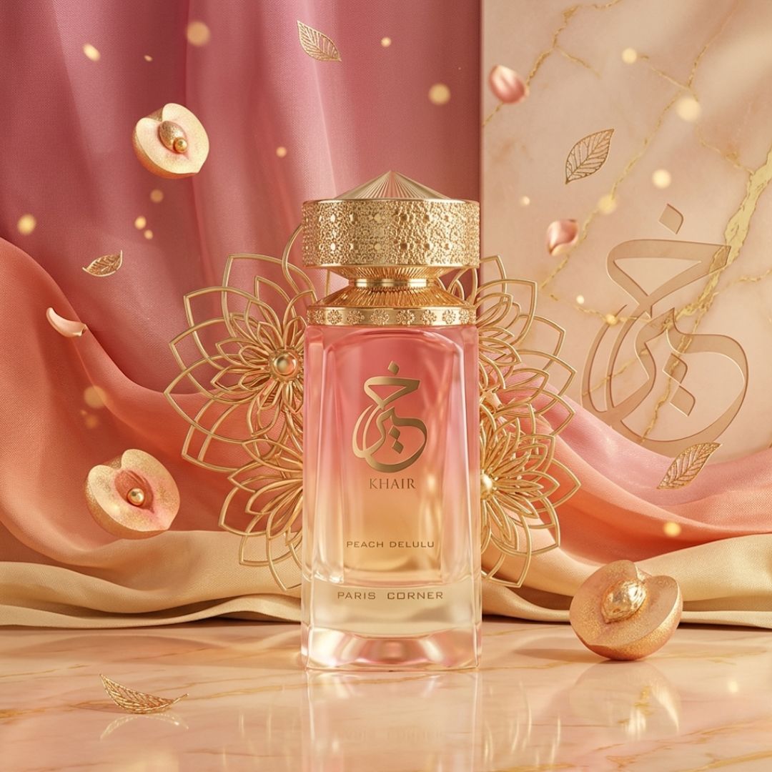 Khair Peach Delulu Eau de Parfum Spray 100ml (3.4 oz) by Paris Corner