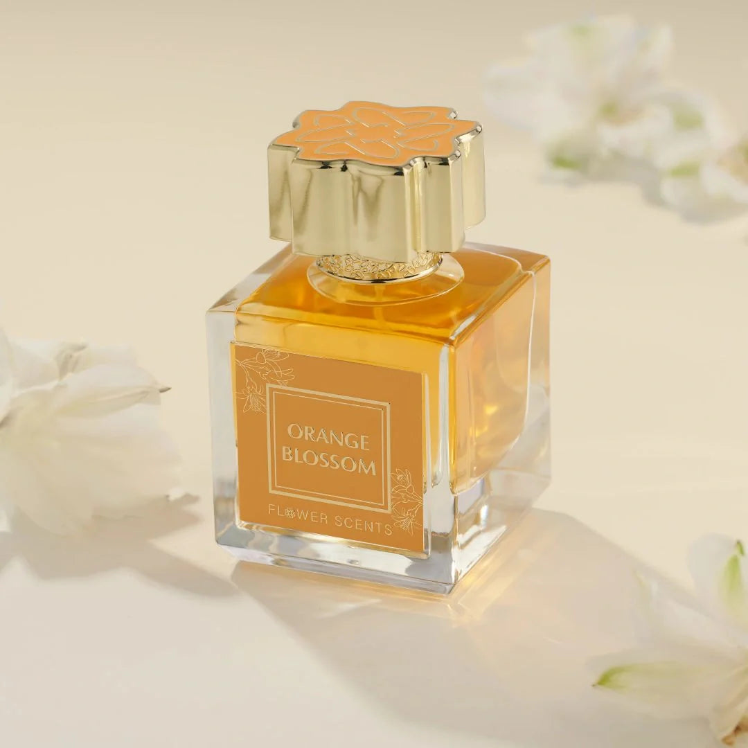 Orange Blossom Eau de Parfum Spray 65ml (2.2 oz) by Flower Scents | Mandarin Sparkle. Orange Blossom Silk. Praline’s Addictive Finish.