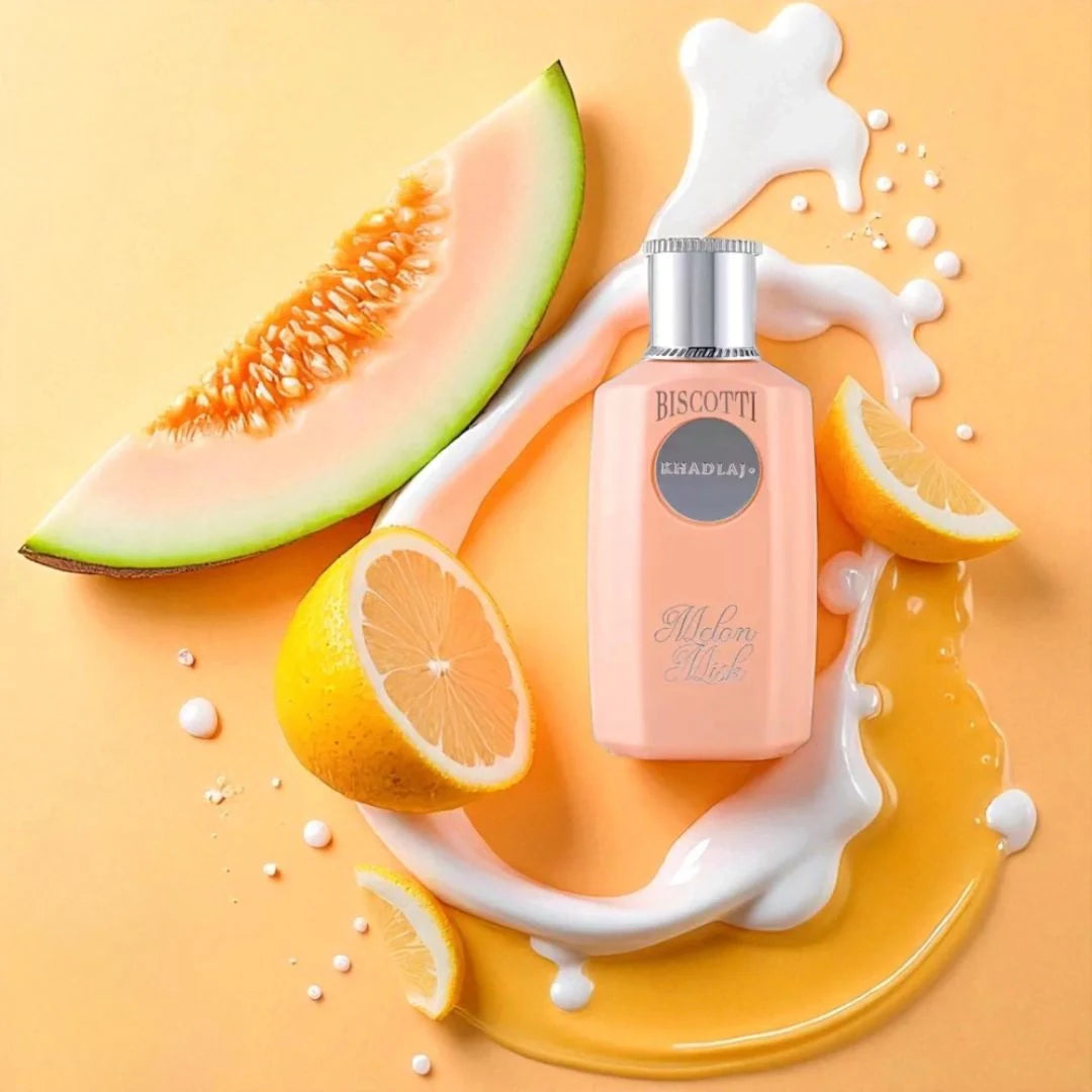 Biscotti Melon Misk Eau de Parfum Spray 100ml (3.4 oz) by Khadlaj