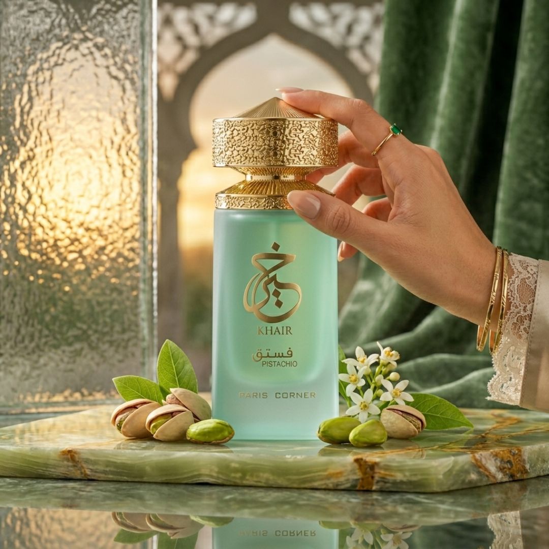 Khair Pistachio Eau de Parfum Spray 100ml (3.4 oz) by Paris Corner