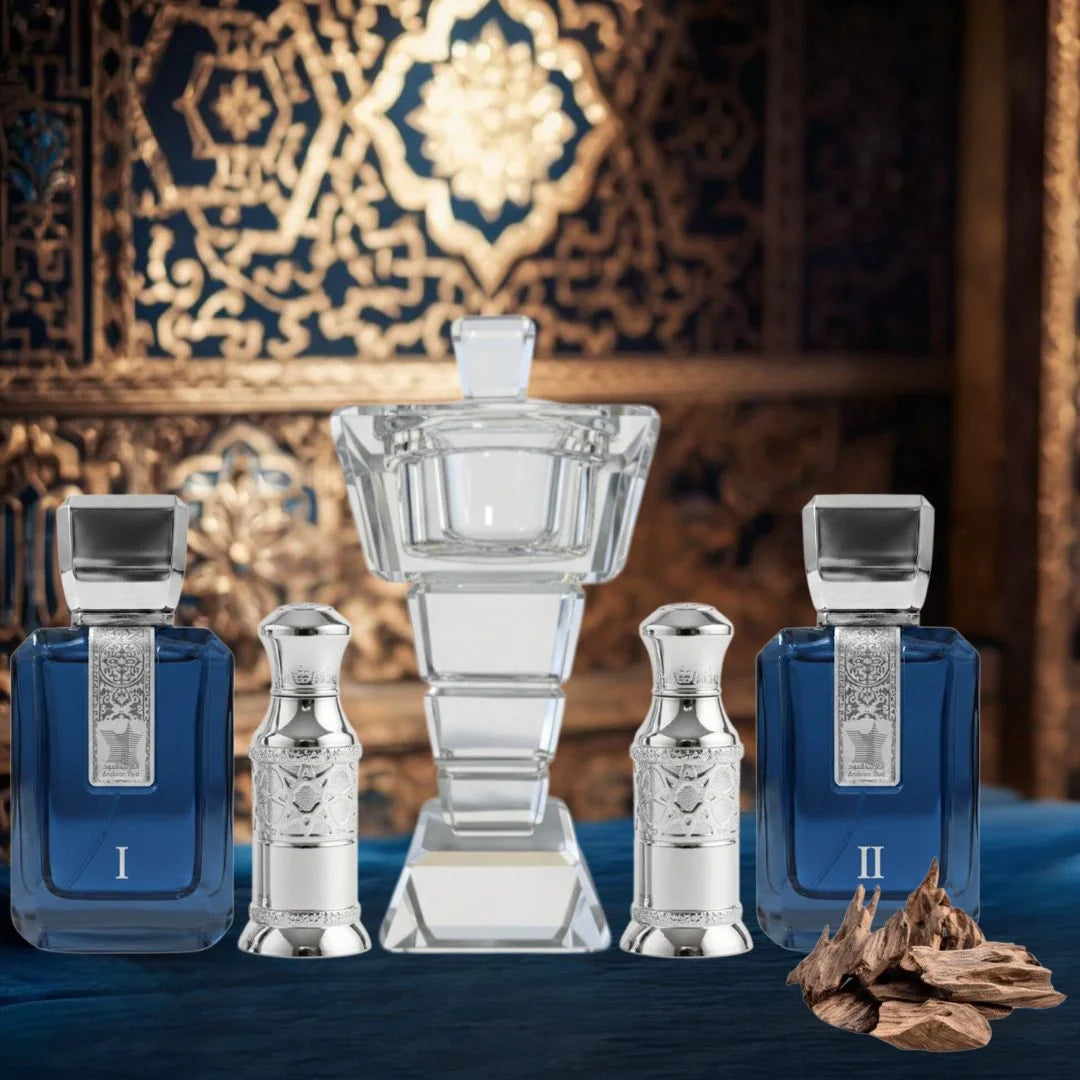 Al Arabiya Blue Collection 5 Piece Gift Set by Arabian Oud