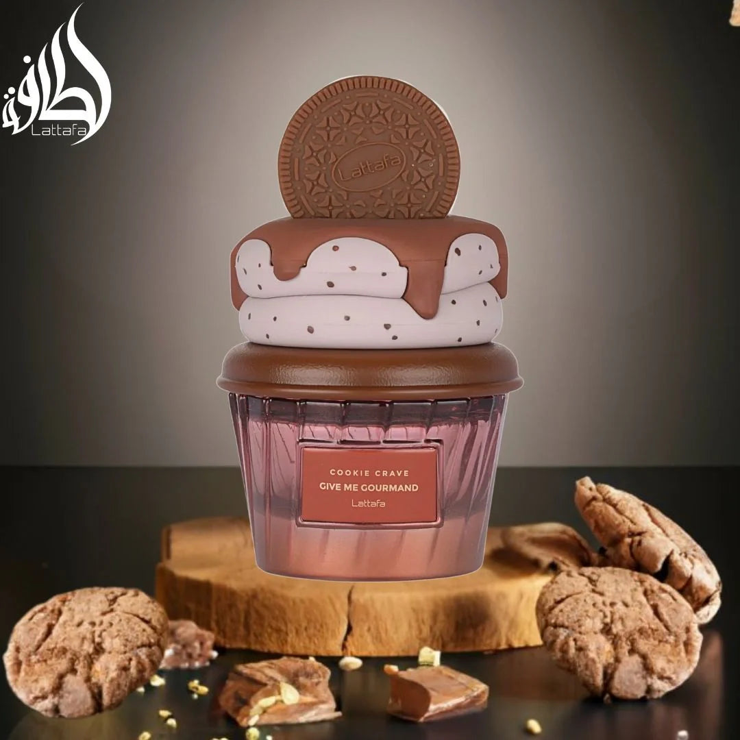 Cookie Crave Eau de Parfum Spray 75ml (2.5 oz) by Lattafa