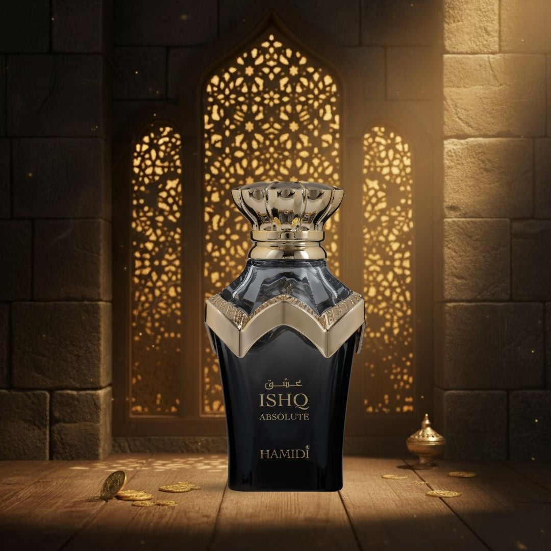 Ishq Absolute Eau de Parfum Spray 100ml (3.4 oz) by Hamidi - Intense Oud