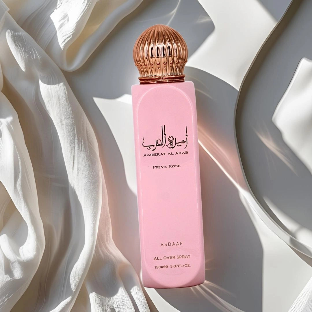 Ameerat Al Arab Prive Rose All Over Spray 150ml (5.07 oz) by Asdaaf