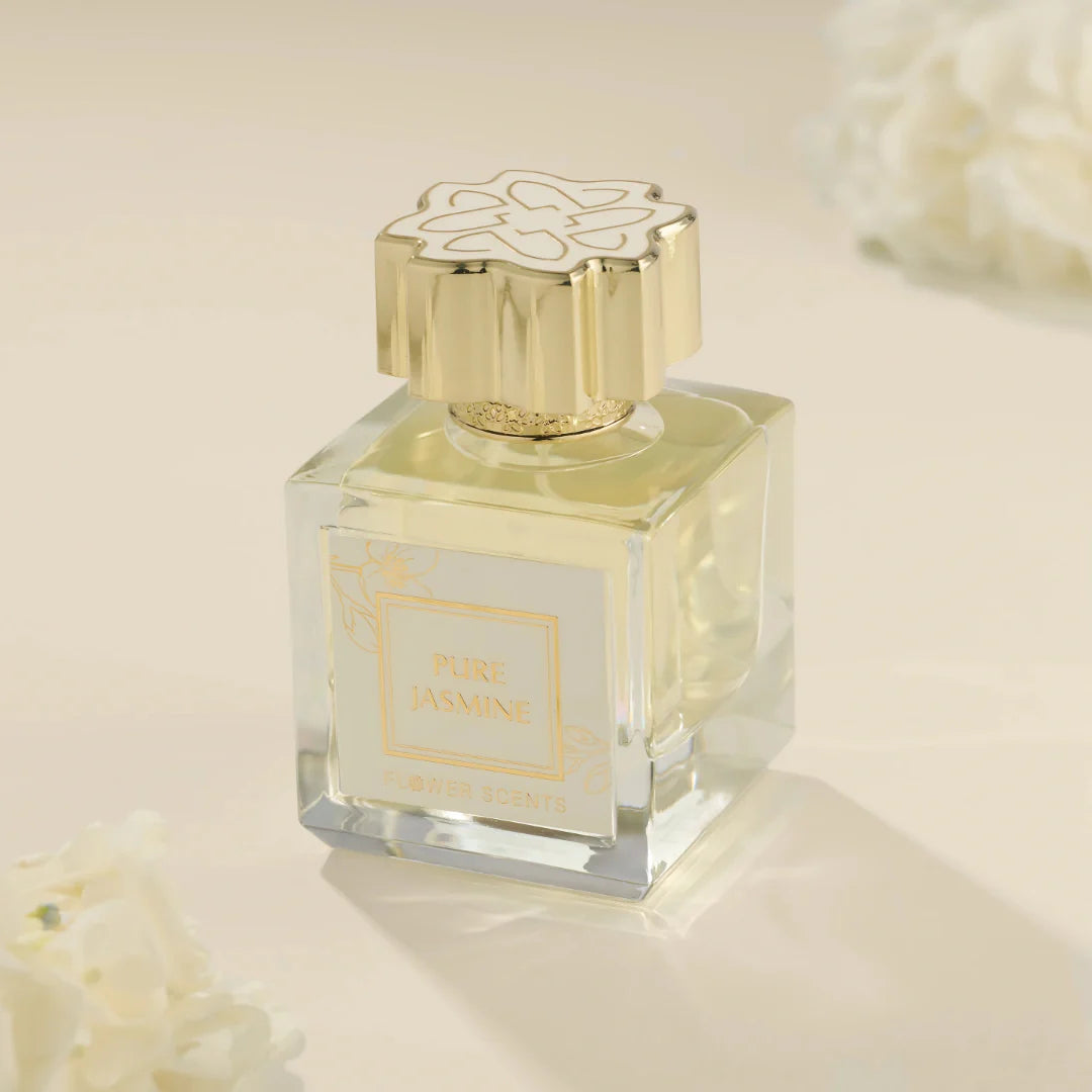 Pure Jasmine Eau de Parfum Spray 65ml (2.2 oz) by Flower Scents | Dew-Kissed Jasmine, Zested With Lemon, Softened by Musk