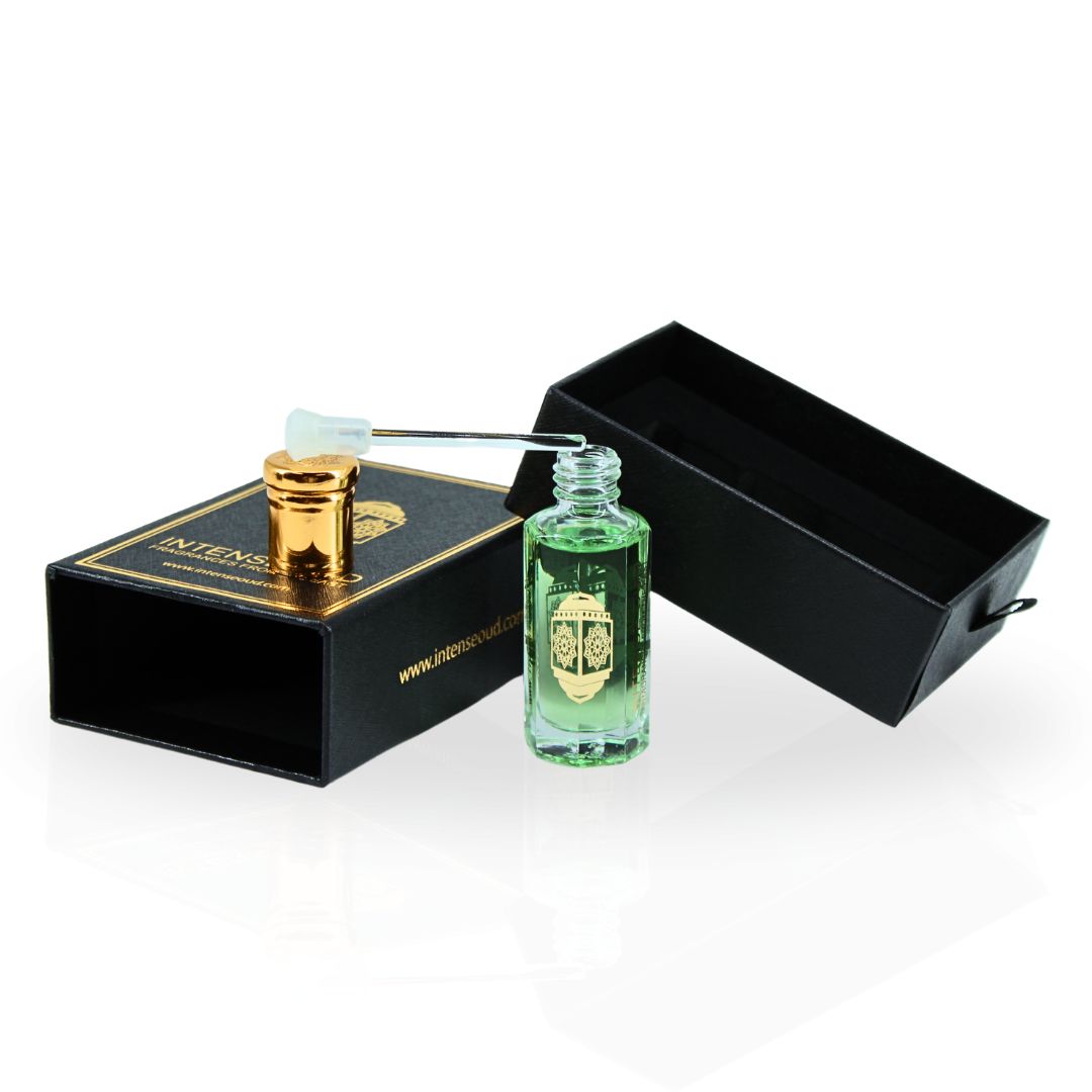 Fajr Perfume Oil 12ML (0.40 OZ) With Black Gift Box By Intense Oud | A Fresh Citrus Opening With Warm Musk, Sandalwood & Amber Base.