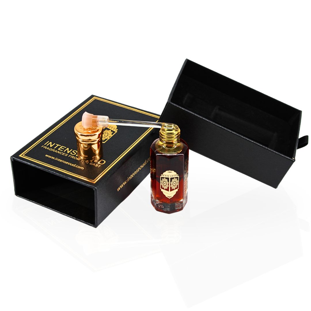 Vanilla Dream Perfume Oil 12ML (0.40 OZ) With Black Gift Box By Intense Oud | Experience The Indulgent Scent Of Chocolate & Vanilla, With A Warm Amber Finish.