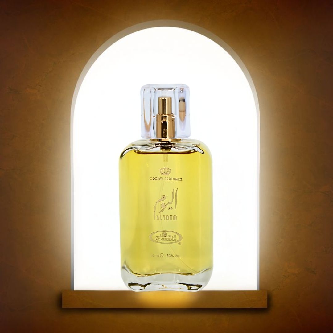 Al Youm EDP Spray 50ML (1.65 OZ) By Al Rehab | A Spicy, Rich, And Indulgent Fragrance With Layered Sweetness.