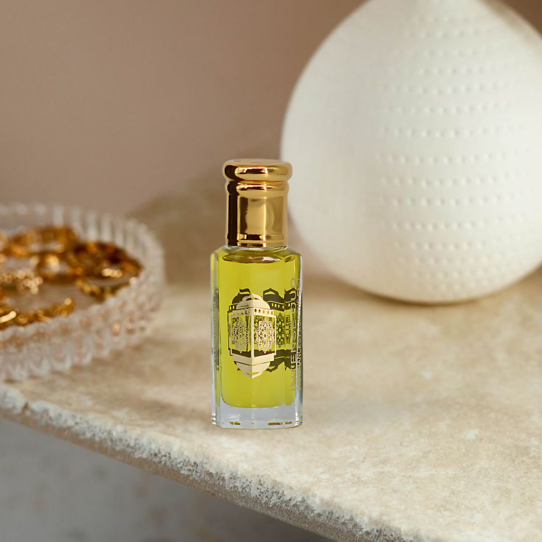 Al Yasmin Perfume Oil 12ML (0.40 OZ) With Black Gift Box By Intense Oud | Sweet Jasmine, Creamy Tuberose & Soft Musk.