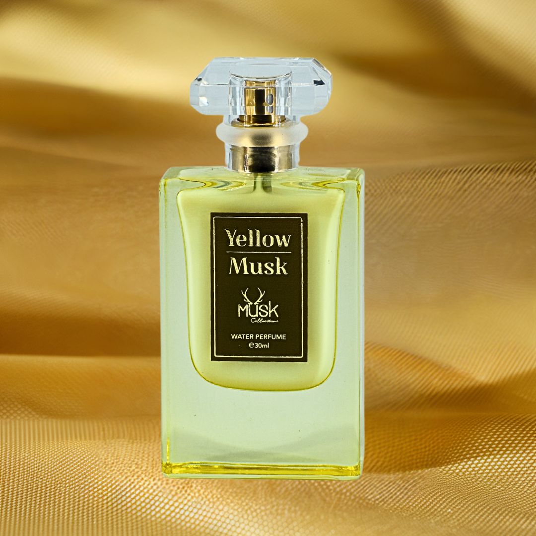 YELLOW MUSK WATER PERFUME 30ML (1.01 OZ) By Hamidi | Indulge In The Vibrant & Refreshing Aroma.