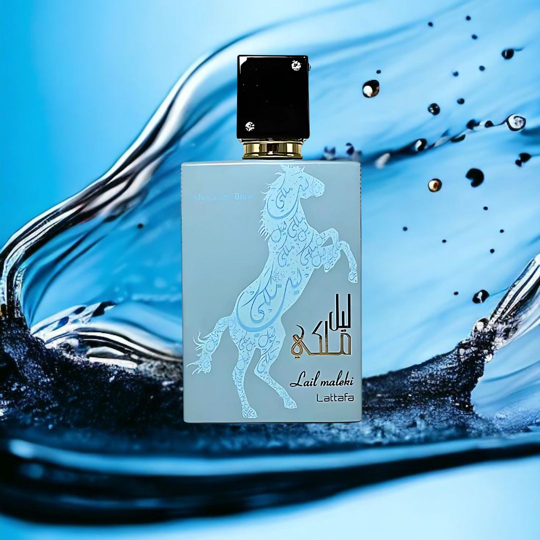 Lail Maleki Moroccan Blue EDP Spray 100ML (3.4 OZ) By Lattafa – Intense Oud ( Wholesale )