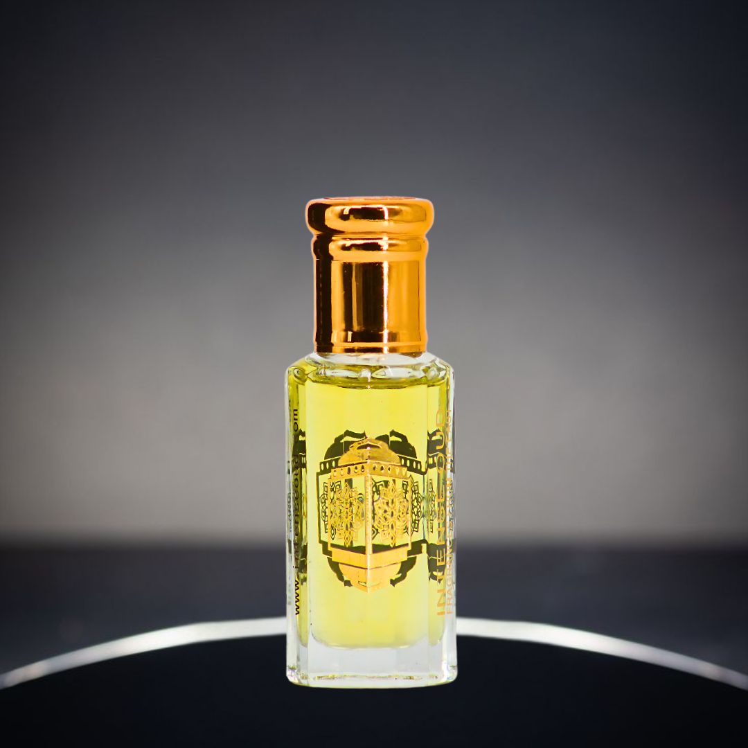 Mukhallat Al Najm Perfume Oil 12ML (0.40 OZ) With Black Gift Box By Intense Oud | Elegant Rose With Vetiver, Smoky Oud & Amber.