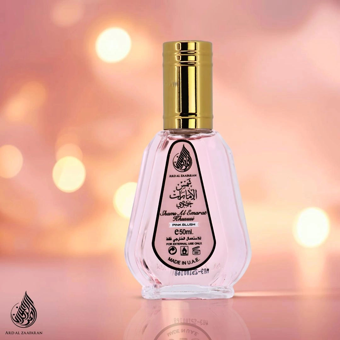 Pink Blush Shams Al Emarat Khususi Eau de Parfum Spray 50ml (1.7 oz) by Ard Al Zaafaran