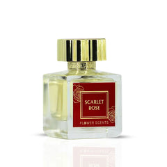 Scarlet Rose Eau de Parfum Spray 65ml (2.2 oz) by Flower Scents | Opulent Rose, Creamy Woods & Golden Amber Warmth