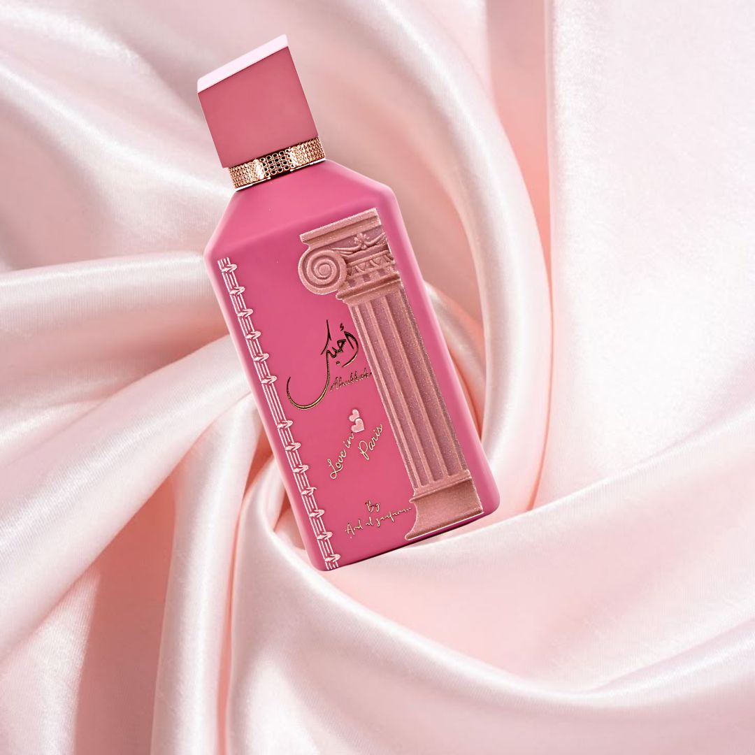 Ahubbak Love In Paris Eau De Parfum Spray 100ML (3.4 OZ) By Ard Al Zaafaran | A Delightful Fusion Of Tangy Fruits & Florals, Crowned With A Sweet Marshmallow Touch & Vanilla.