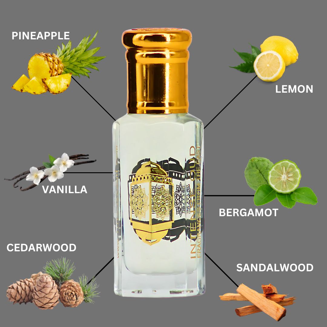 Khalab Perfume Oil 12ML (0.40 OZ) With Black Gift Box By Intense Oud | Zesty Citrus Blends With Creamy Vanilla & A Smooth Woody Finish.