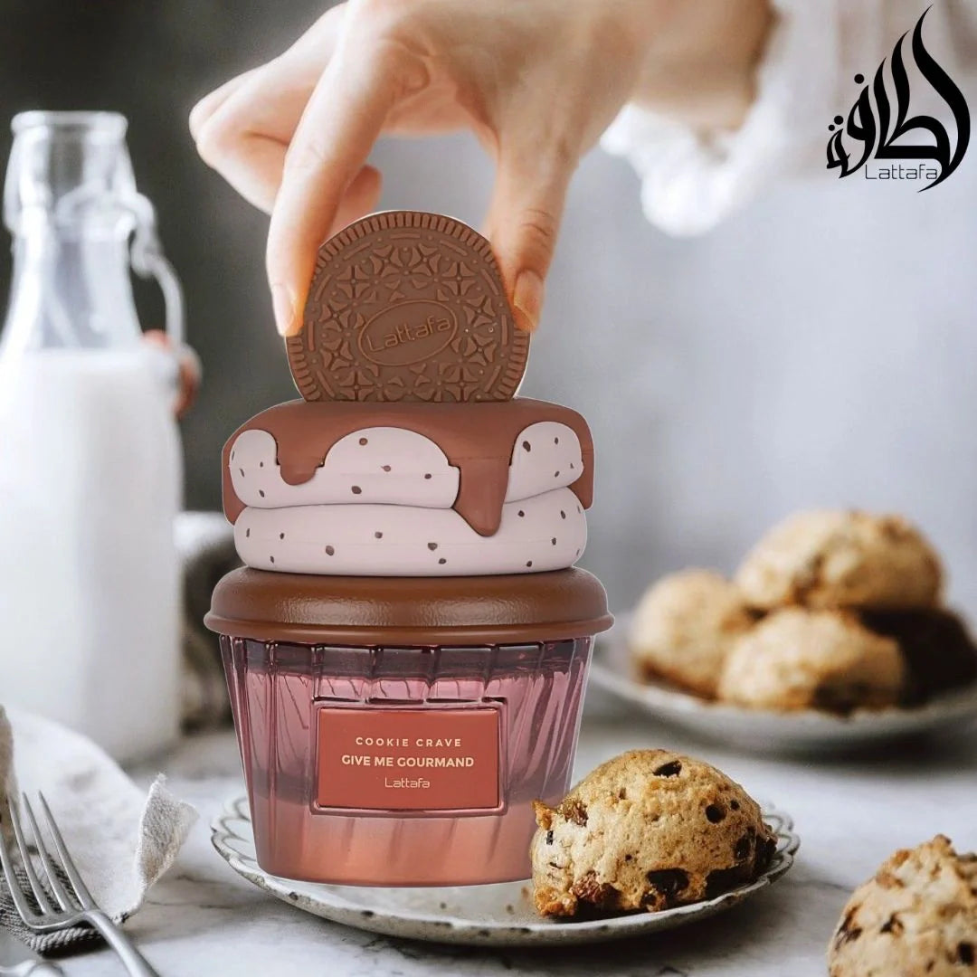 Cookie Crave Eau de Parfum Spray 75ml (2.5 oz) by Lattafa