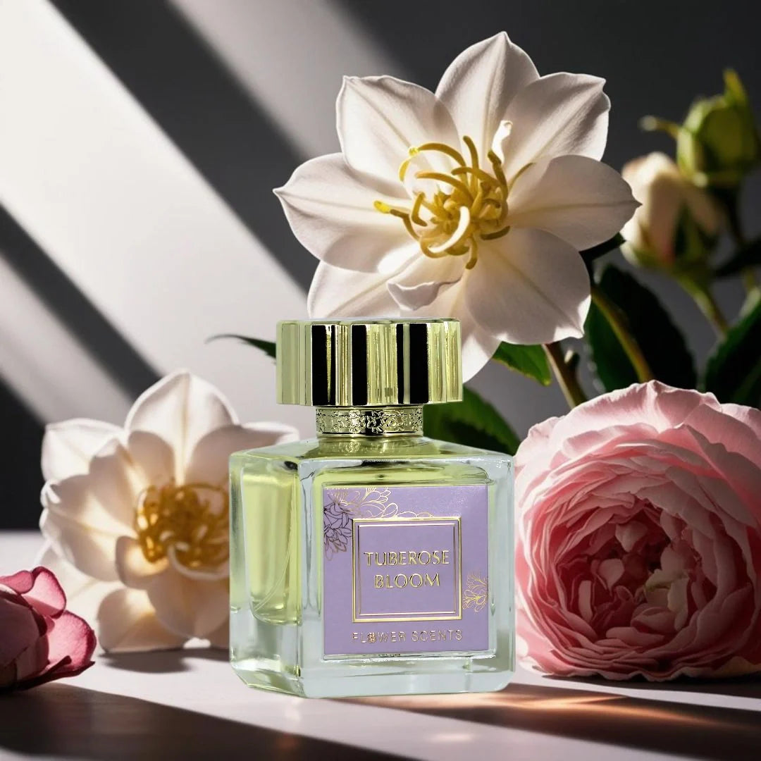 Tuberose Bloom Eau de Parfum Spray 65ml (2.2 oz) by Flower Scents | Creamy Tuberose & Jasmine, Kissed by Citrus, Wrapped in Vanilla & Musk