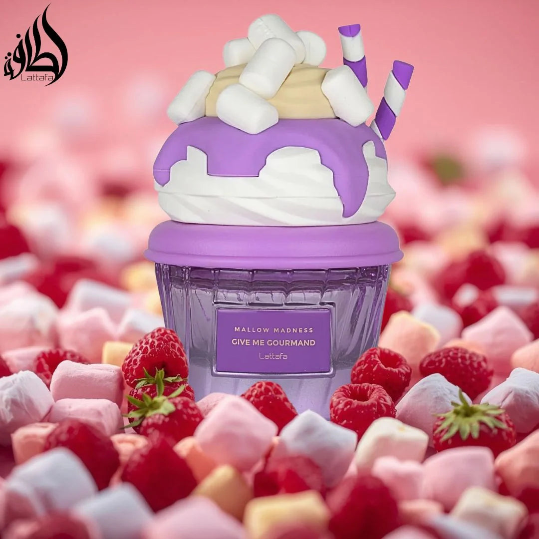 Mallow Madness Eau de Parfum Spray 75ml (2.5 oz) by Lattafa