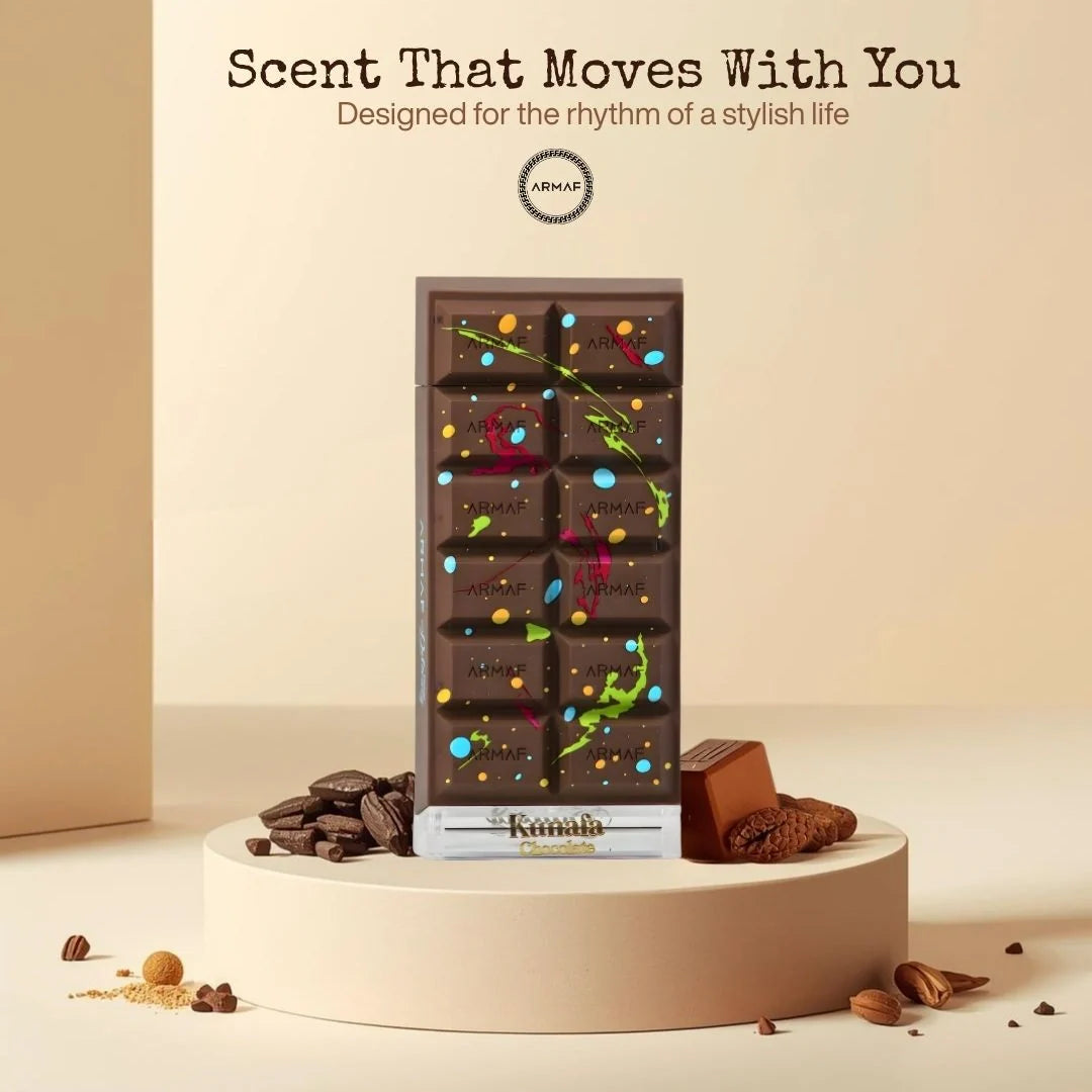 Dubai Delicacy Kunafa Chocolate Eau de Parfum Spray 70ml (2.3 oz) Armaf