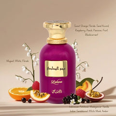 Somow Al Rasasi Latona Eau de Parfum Spray 100ml (3.4 oz) by Rasasi | Luxurious Fruity Floral Fragrance with Lasting Depth