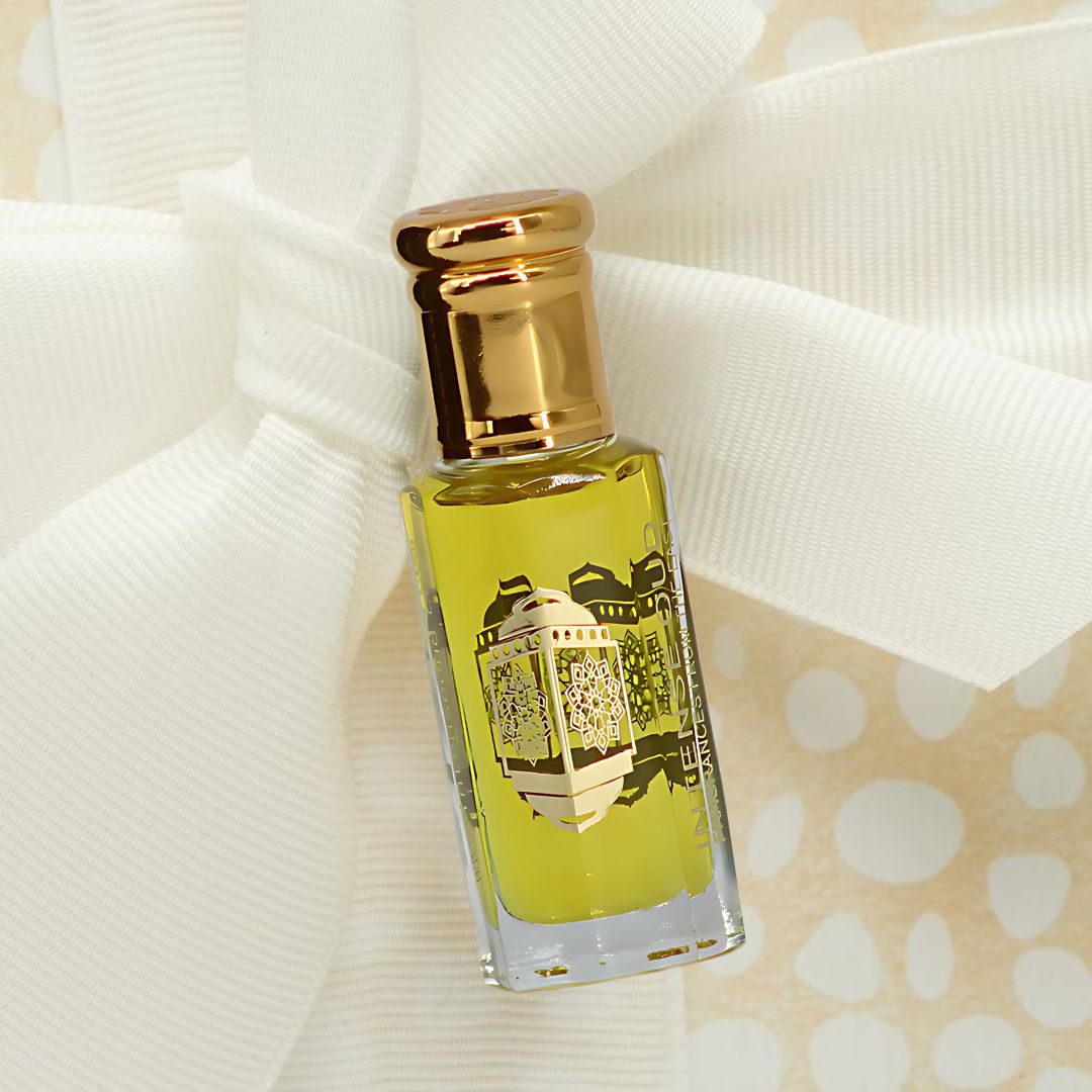 Platinum Sand Perfume Oil 12ML (0.40 OZ) With Black Gift Box By Intense Oud | Sweet Peach, Warm Amber & Creamy Vanilla Bliss.