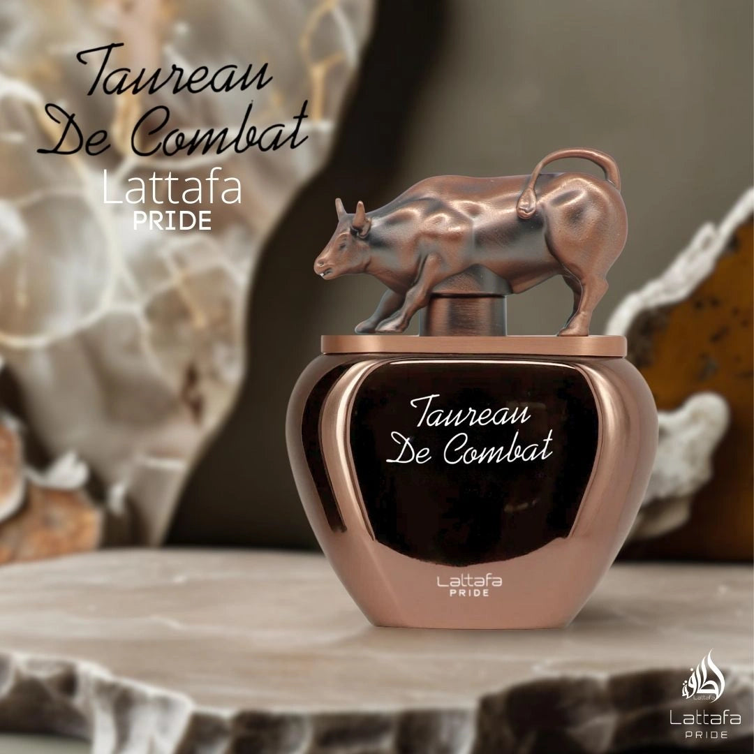 Taureau De Combat Eau de Parfum Spray 100ml (3.4 oz) by Lattafa Pride