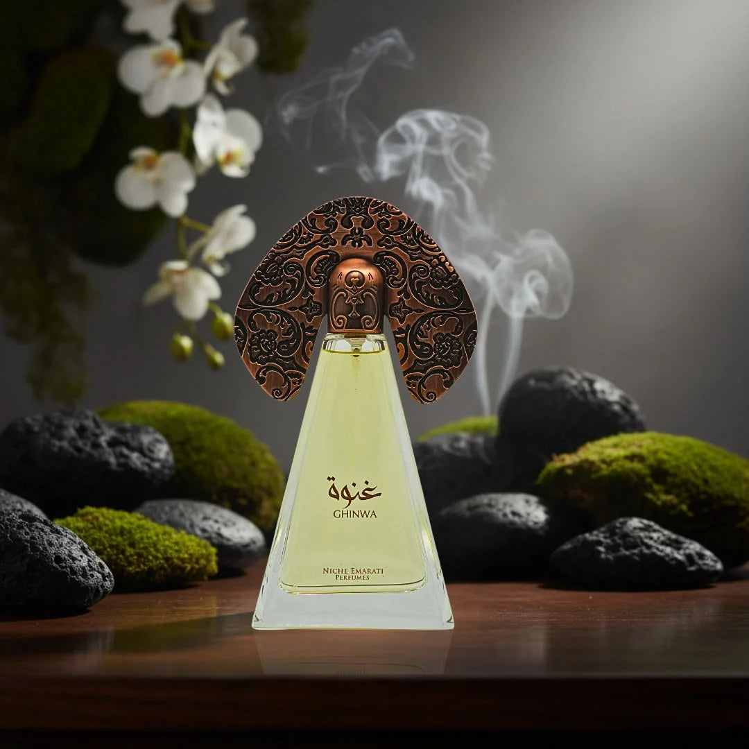 Niche Emarati Ghinwa Eau de Parfum Spray 100ml (3.4 oz) by Lattafa