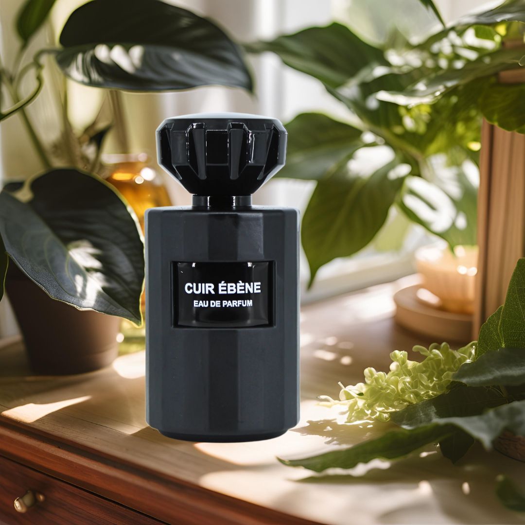 Cuir Ebene Eau De Parfum Spray 100ML (3.4 OZ) by Vurv | A Bold Blend of Sweet Raspberry, Rich Saffron, and Leathery Warmth.