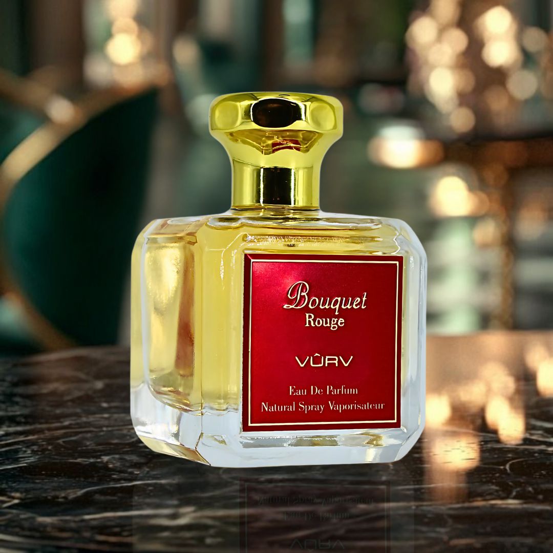 Bouquet Rouge Eau De Parfum Spray 100ML (3.4 OZ) By Vurv | An Exotic, Spicy Blend Of Saffron, Amberwood & Cedar For A Bold Scent With Woody Depth.