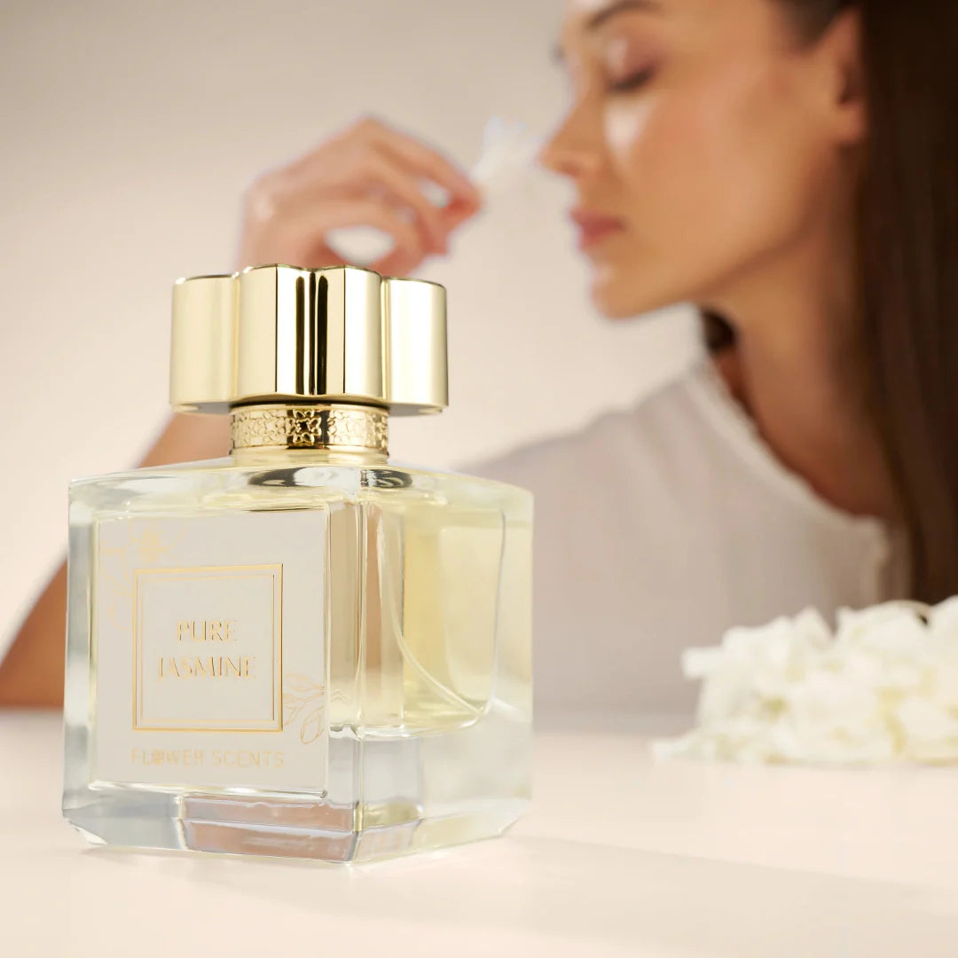 Pure Jasmine Eau de Parfum Spray 65ml (2.2 oz) by Flower Scents | Dew-Kissed Jasmine, Zested With Lemon, Softened by Musk
