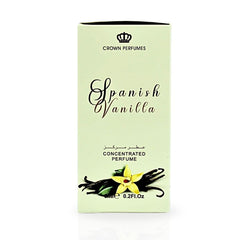 Spanish Vanilla Perfume Oil CPO 6ML (0.2 OZ) By Al Rehab | A Luxurious Soft, Sweet Vanilla Fragrance.