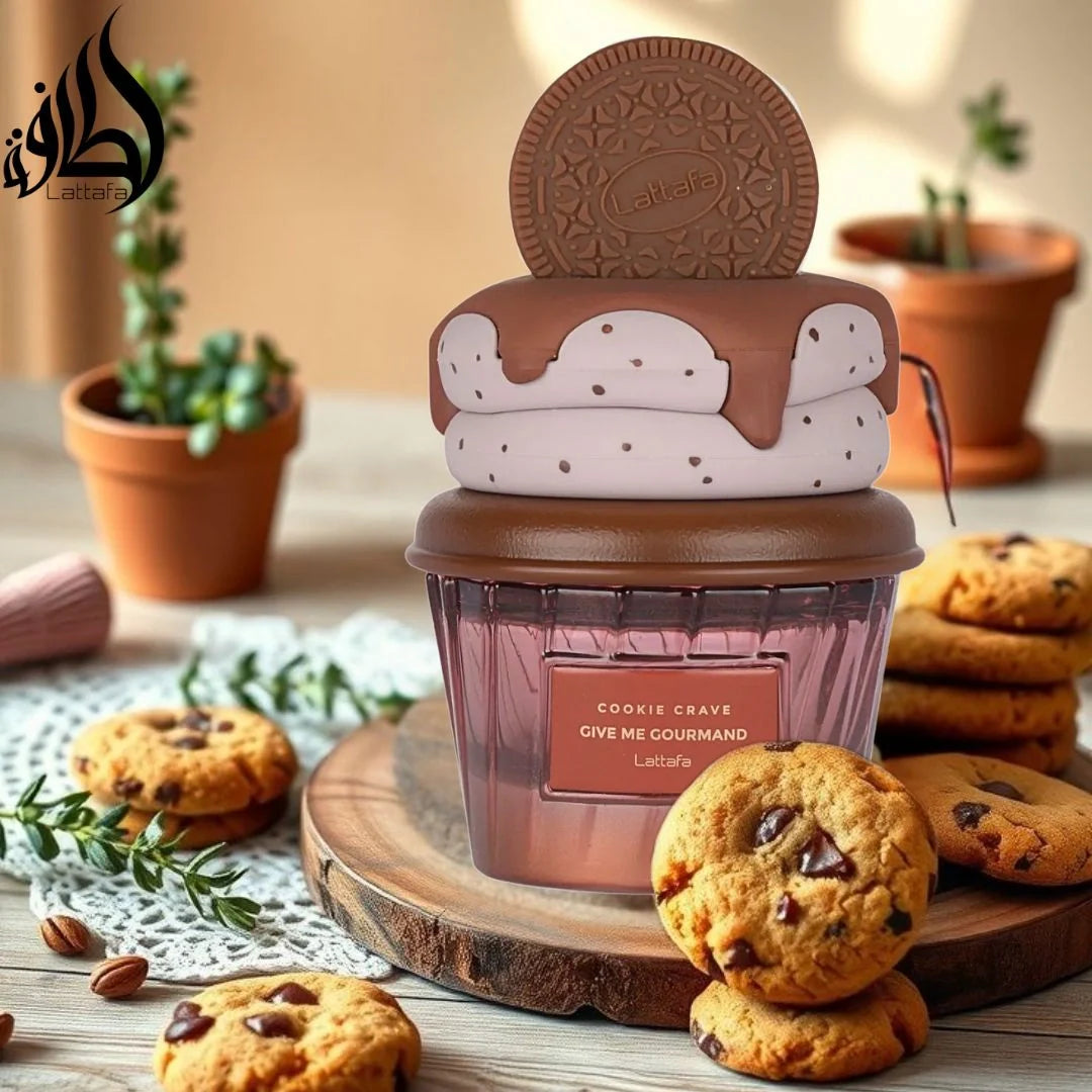Cookie Crave Eau de Parfum Spray 75ml (2.5 oz) by Lattafa